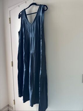 white christmas dresses Fifteen Twenty Esme Midi Shirt Dress- Denim 2